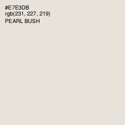 #E7E3DB - Pearl Bush Color Image